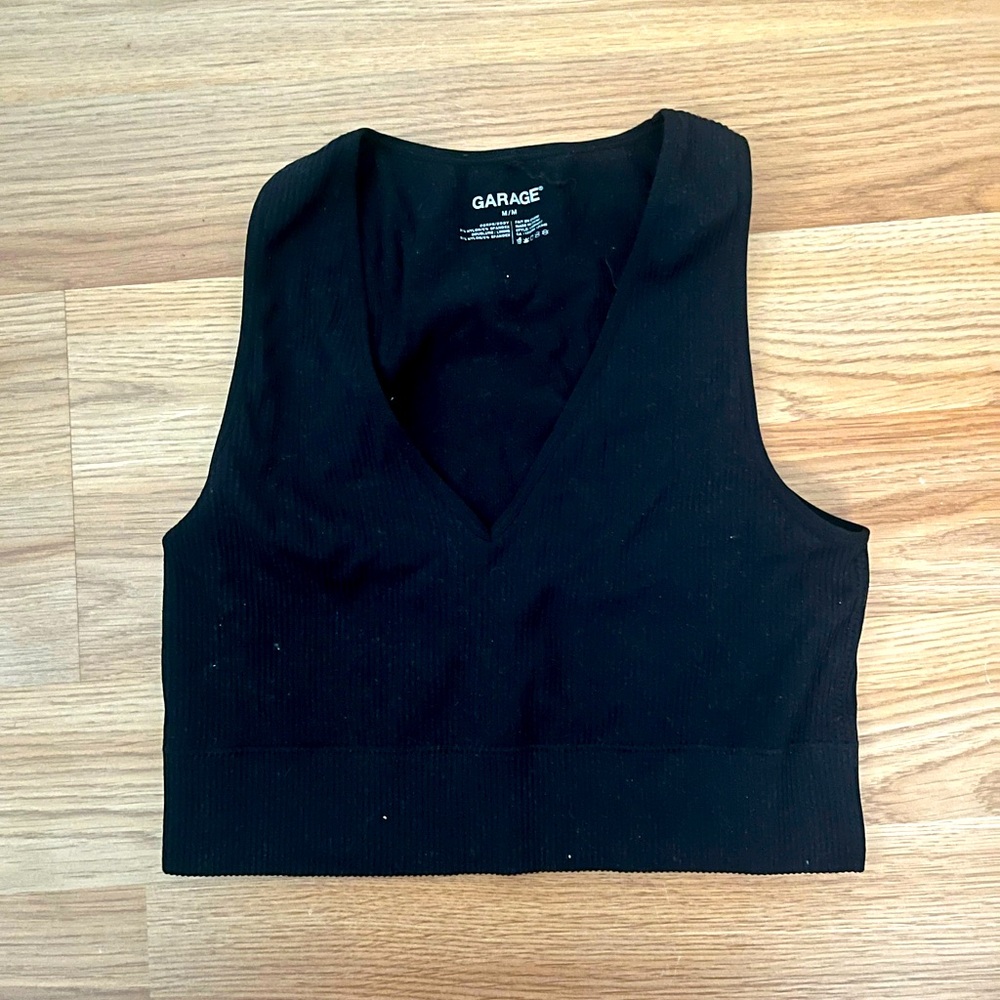 Garage size medium Black Tank Top